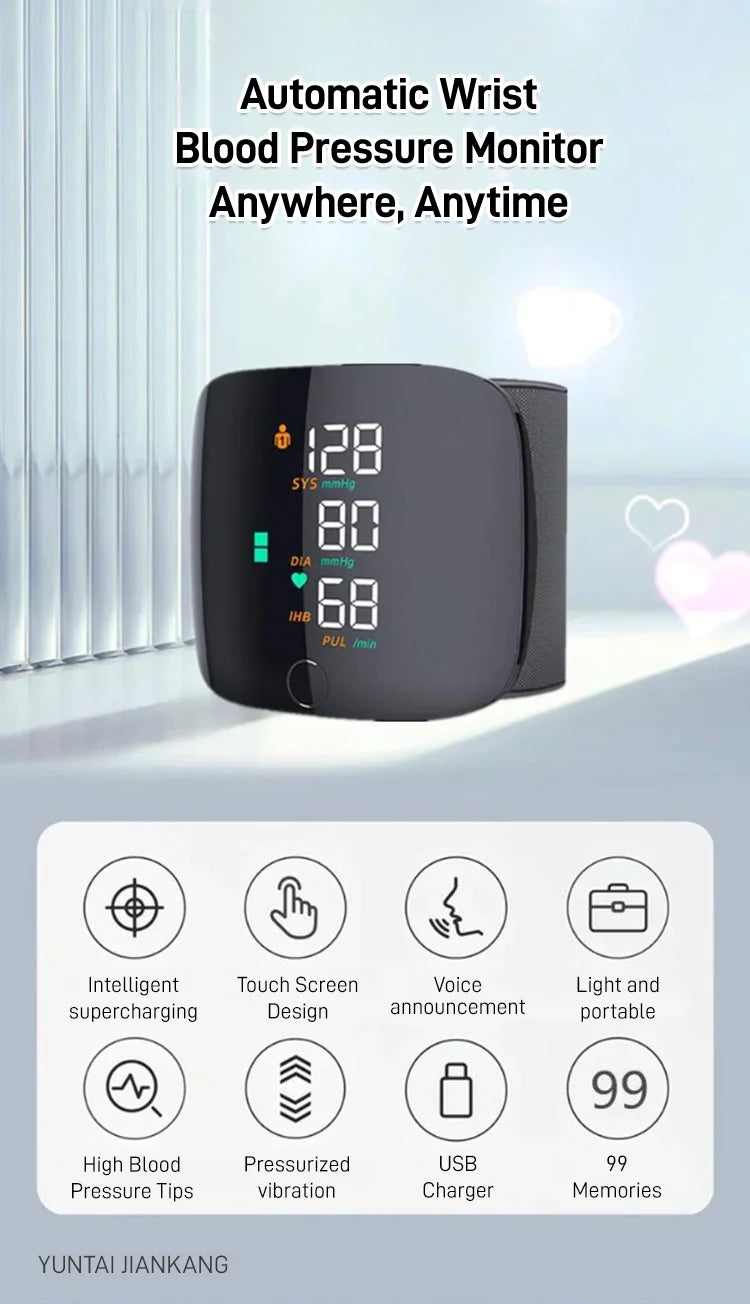Automatic Wrist Blood Pressure Measuring Instrument