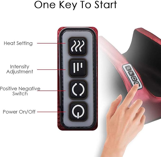 6-in-1 Electric Foot Massager with Heat