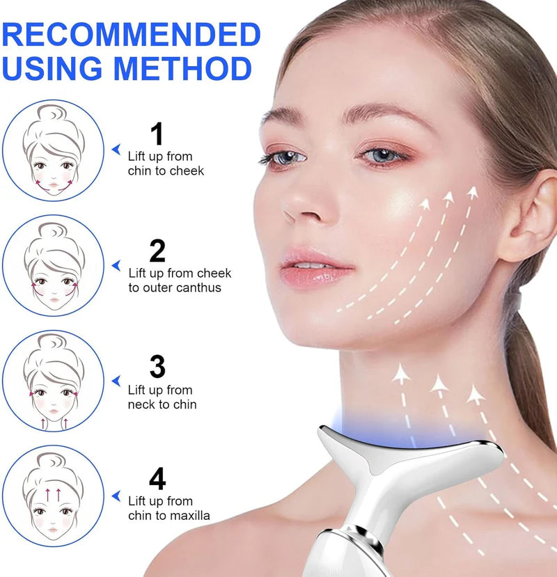 Facial Neck Care lift Lifting Machine, Sonic Facial and Neck Massage
