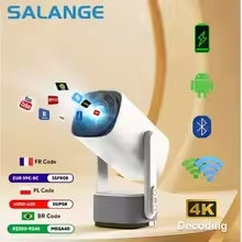 Salange 4K proiettore K2 Smart Android11 batteria integrata altoparlante Bluetooth WIFI Auto Focus Keystone Free-Style per film all'aperto