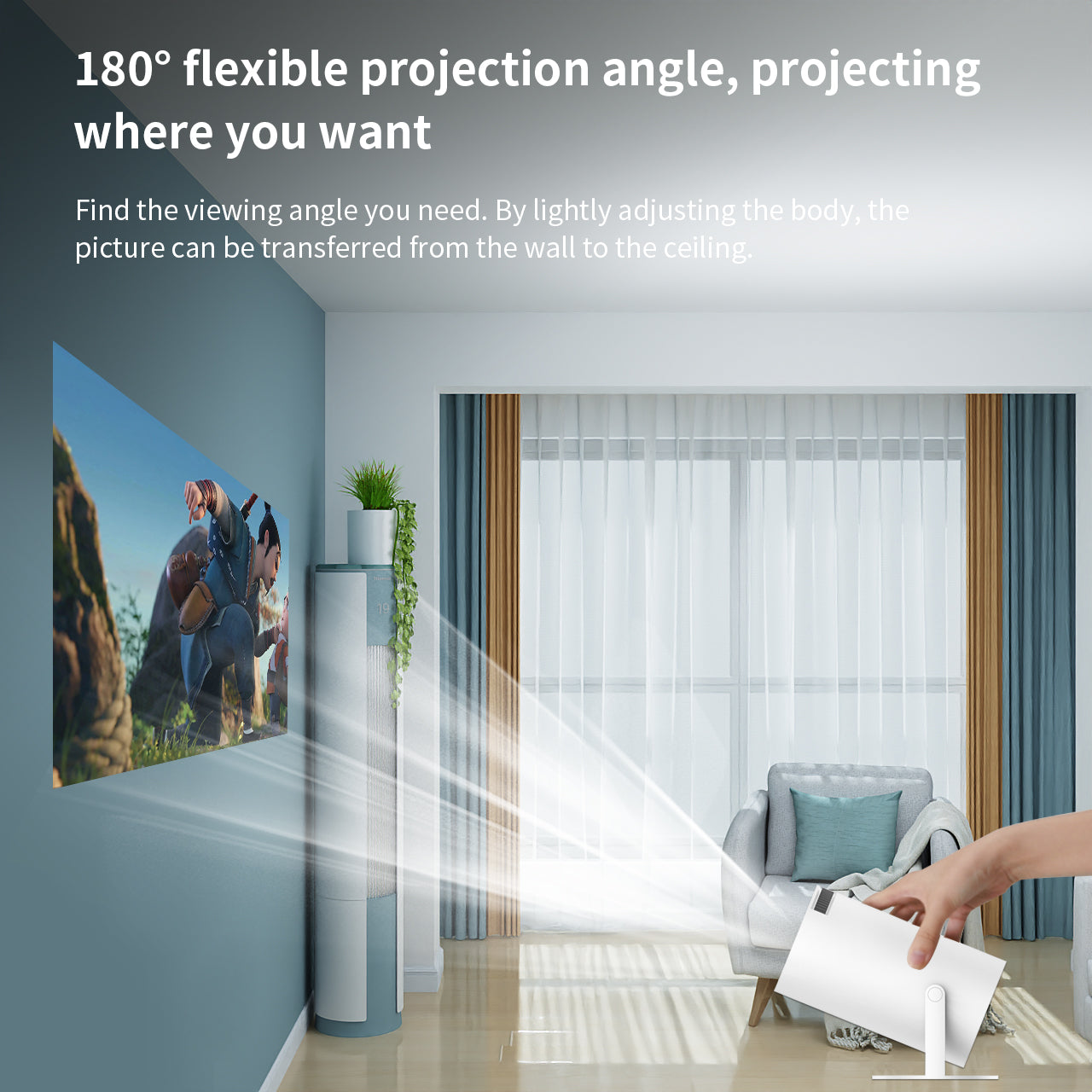 HY300 Android 11 WIFI Smart Portable Projector