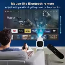 Salange 4K proiettore K2 Smart Android11 batteria integrata altoparlante Bluetooth WIFI Auto Focus Keystone Free-Style per film all'aperto