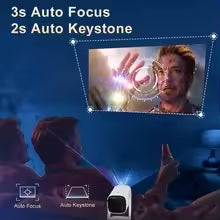 Salange 4K proiettore K2 Smart Android11 batteria integrata altoparlante Bluetooth WIFI Auto Focus Keystone Free-Style per film all'aperto