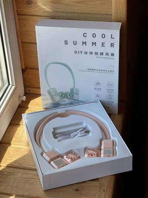 Ice Cube Neck Fan