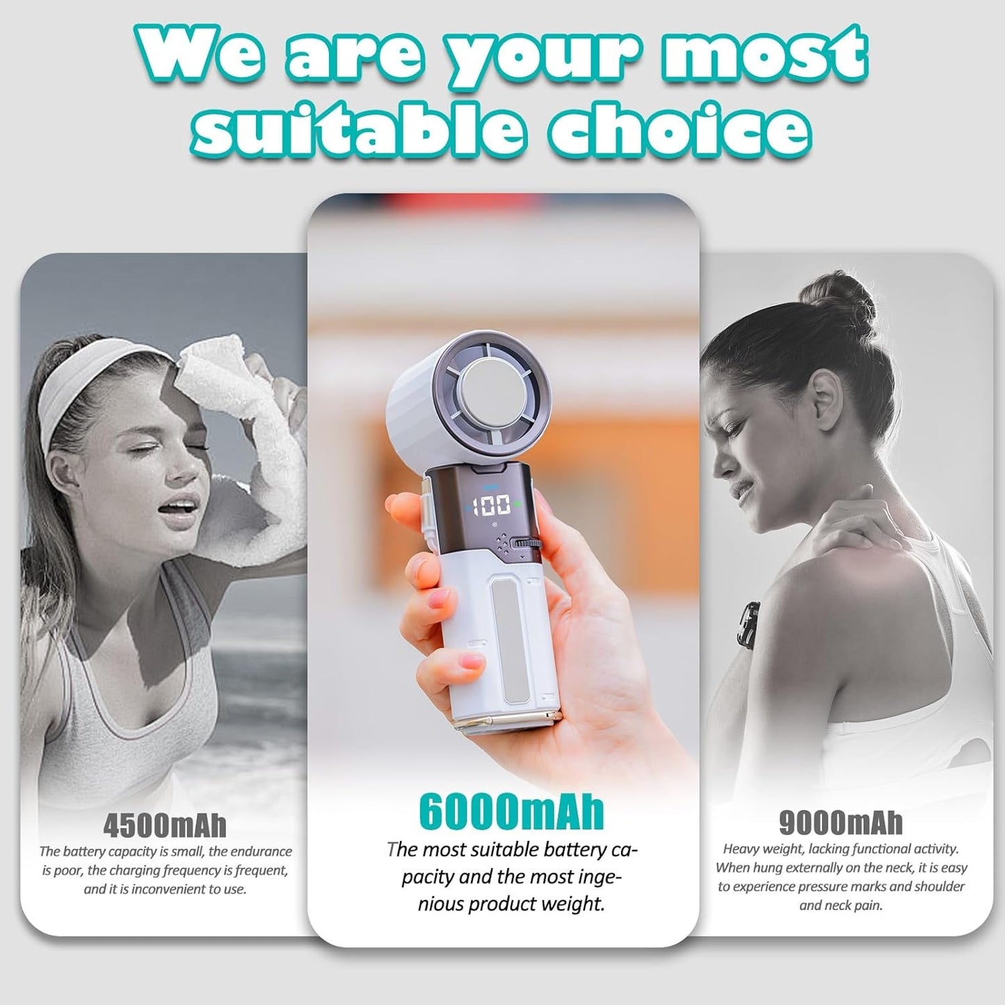 Portable Handheld Turbo Fan