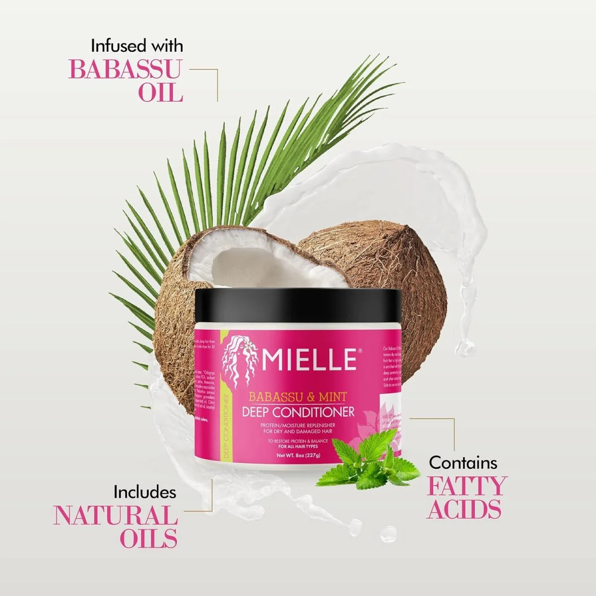 MIELLE Babassu & Mint Deep Conditioner