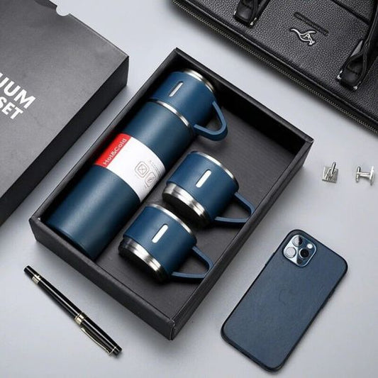 500ML Thermos Double-Layer Stainless Steel Vacuum Flasks Set Travel Mug