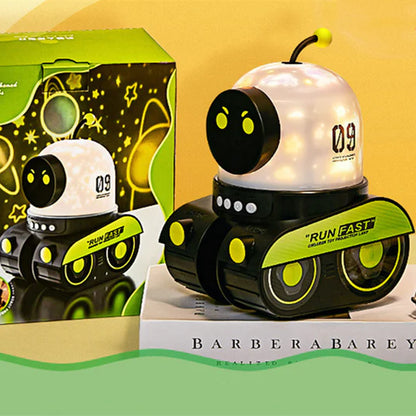 Kids' Dream! LED Projector, Music & Robot - Night Lights Magic