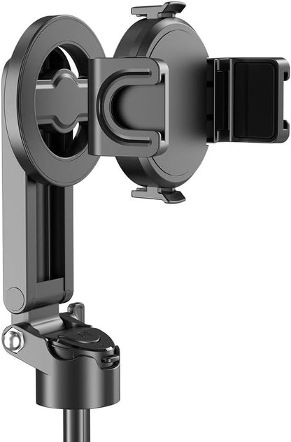 Magnetic Flexible Tripod For IPhone, Mini Bendable Tripod Stand With Wireless Mini Magnetic Selfie Mini Portable Retractable Mobile Phone Photo Assistant(D+Fill Light)