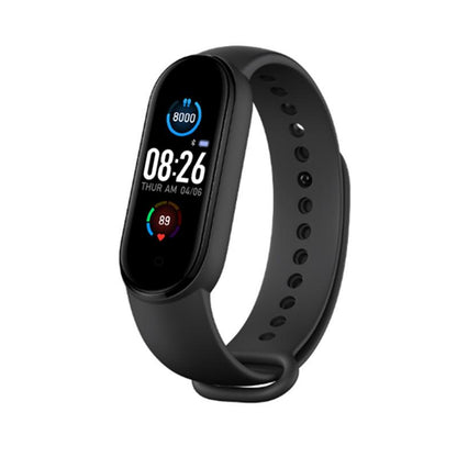 Smart Electronics Blood Pressure Monitoring Pedometer Step Waterproof Smart Band (5ps)