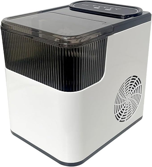 Countertop Ice Maker, One-Click Operation Ice Machine, with Self-Cleaning, 12kg/24H, Removable Ice Basket, for Home,Kitchen,Office, Bar Party