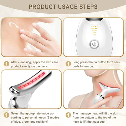 Facial Neck Care lift Lifting Machine, Sonic Facial and Neck Massage