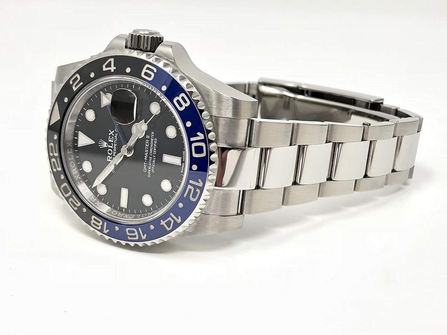 Rolex GMT Master II 116710BLNR Black Dial Stainless Steel Mens Watch