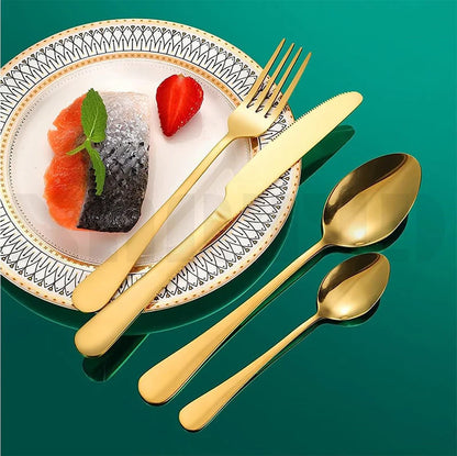 Cutlery Set Golden Egg 24PC Kitchen Utensils