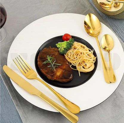 Cutlery Set Golden Egg 24PC Kitchen Utensils