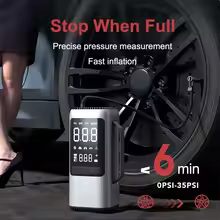6 in1 dispositivo di avviamento e aspirapolvere per auto compressore d'aria portatile pompa di gonfiaggio Power Bank Boost Start Device con aspirazione e soffiaggio