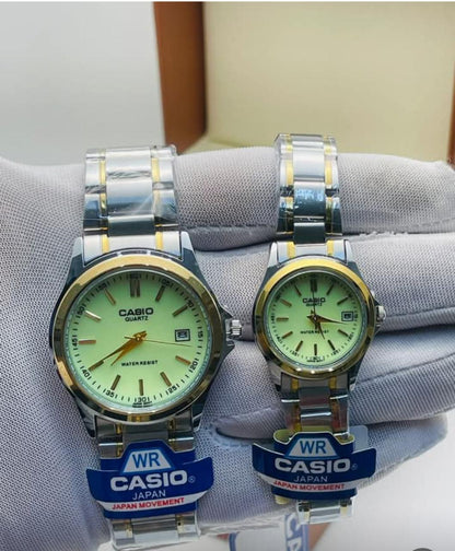 PREMIUM QUALITY CASIO COUPLE WATCH WITH OFFER PRICE | CASIO COUPLE 21