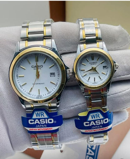 PREMIUM QUALITY CASIO COUPLE WATCH WITH OFFER PRICE | CASIO COUPLE 21