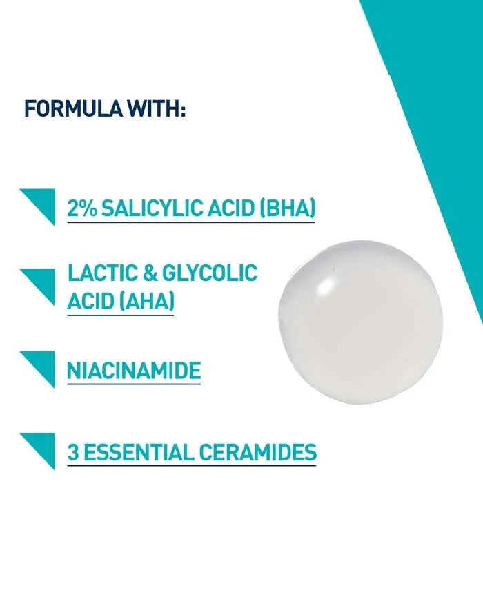 CERAVE Blemish Control Gel, Facial Moisturizer For Acne Blemishes With Glycolic And Lactic Acids AHA BHA