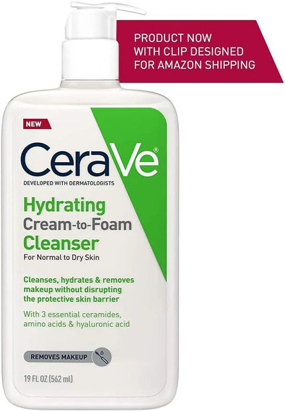 CERAVE Hydrating Cream to Foam Cleanser