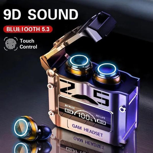 Bluetooth 5.3 Gaming Headset Wireless Low Latency E-Sports Headphones With 2000MAH Charging Box