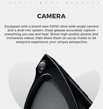 Bluetooth AI shooting glasses