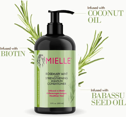 Mielle rosemary mint blend strengthening leave in conditioner 355ml