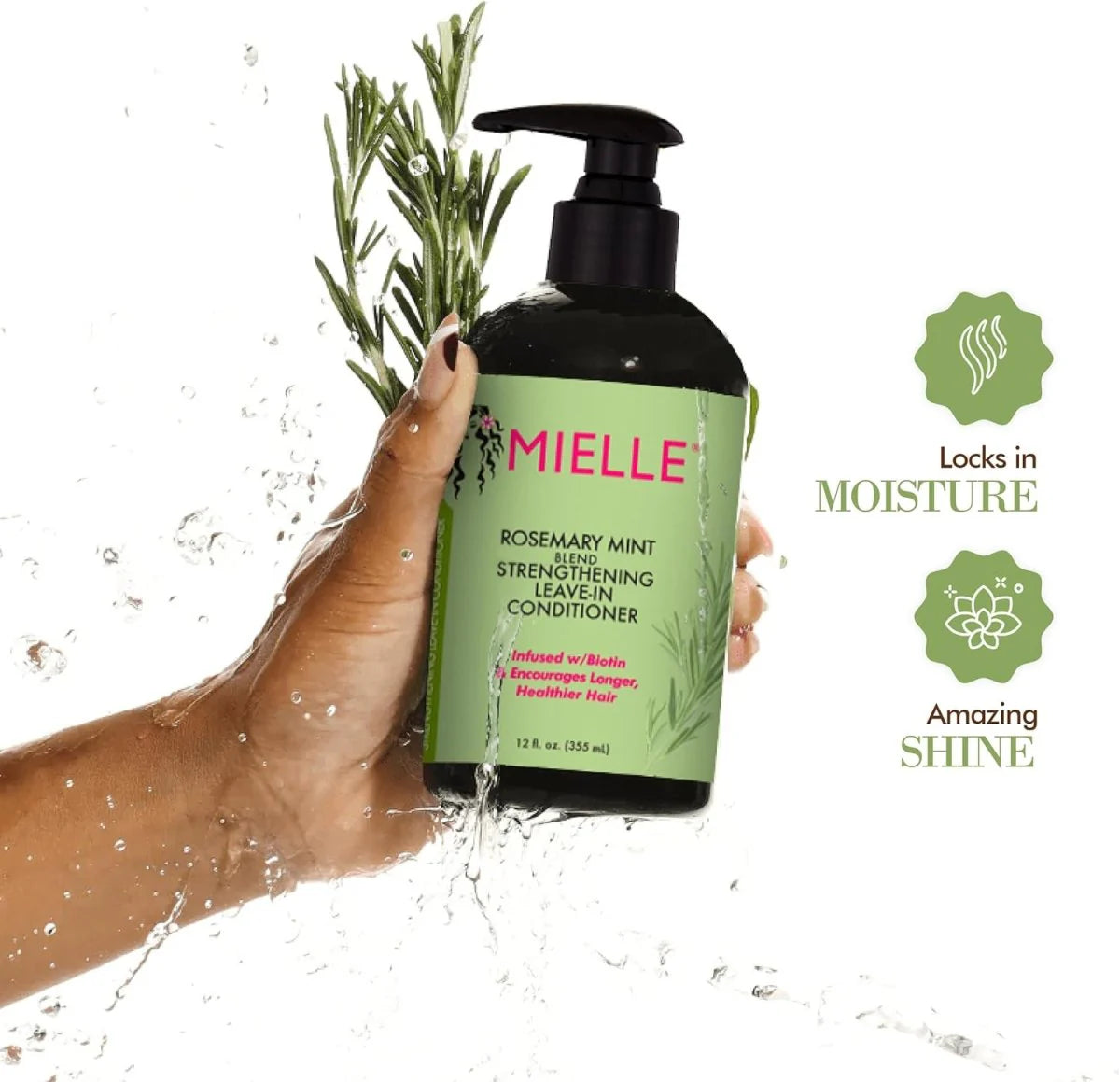 Mielle rosemary mint blend strengthening leave in conditioner 355ml