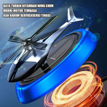 Parfum Mobil Helikopter Tenaga Surya Parfum Mobil Aromaterapi لوحة القيادة Parfum Mobil Diffuser Pengarum Ruangan 
