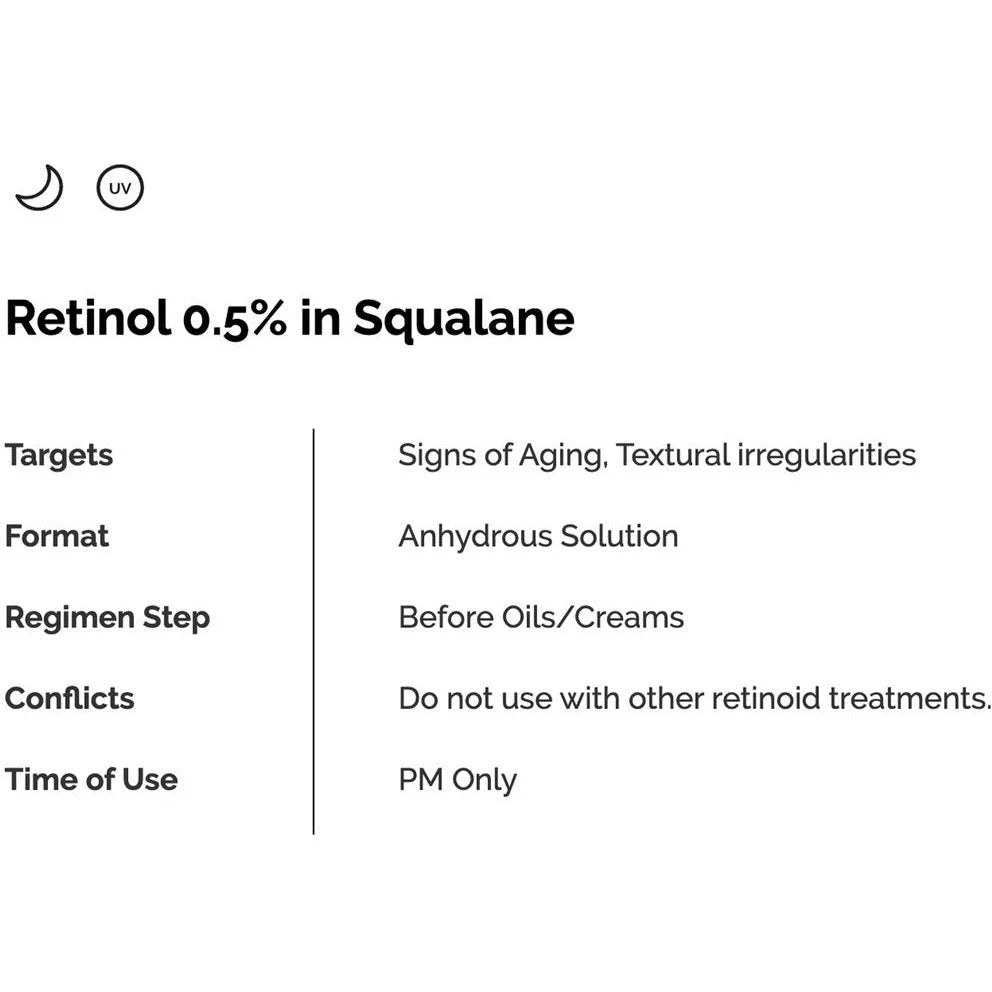 The Ordinary Retinol 0.5% in Squalane 30ml